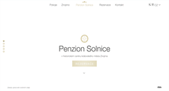 Desktop Screenshot of penzionsolnice.cz